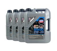 LIQUI MOLY Top Tec 6600 0W-20 BMW Longlife-17 Fe Ilsac GF-6A, 4x5 Litro
