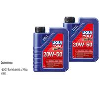 Liqui Moly Touring High Tech 2 Litri 20W-50 Olio Motore Minerale Acea A3/B4/E2