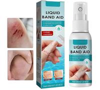 Liquid Bandage Spray Liquid Skin Bandage Band, Waterproof Liquid Bandage Liquid Bandage for Cracked Aid Quick-Dry Wounds, Liquid Skin Bandage For Minor Cuts, Scrapes, Wounds&Cracked Skin (1pcs)