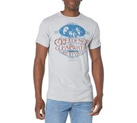 Creedence Clearwater Revival - Maglietta da Uomo, Taglia Slim, Colore: Grigio - Grigio - L