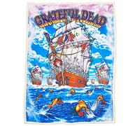 Liquid Blue Grateful Dead Ship of Fools Coperta in pile caldo corallo da uomo, multicolore, 127 x 152,4 cm, Multicolore, 50" X 60"