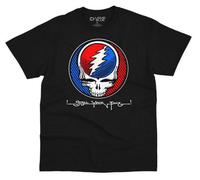 Liquid Blue Grateful Dead Underground Rock Maglietta Uomo Nera Classic 31568