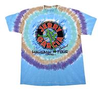 Liquid Blue Jerry Jgb 1990 Garcia Band Hawaiian Tour T-Shirt, Batik, XL Uomo
