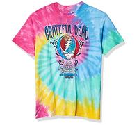 Liquid Blue - Maglietta da Uomo Grateful Dead Amer Music Hall a Spirale - Multicolore - S