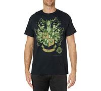 Liquid Blue Maglietta da uomo Monty Python Knights Of Ni Crest, nero, L