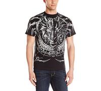 Liquid Blue Maglietta da Uomo, Nero, 3XL