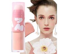 Liquid Blush - High Pigment Blush Stick, Lightweight Long Wearing Liquid Blusher Matte Finish for Eyes and Cheeks Makeup