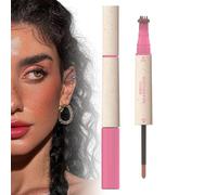 Liquid Blush Wand, Double-Ended Makeup Blush Stick, Non-Irritating Cheek Blusher, Buildable Blendable Formula, Lightweight & Long-Lasting, Peach Pink, 1 Pack Contouring