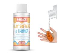 Liquid Clay Softener, Argilla Polimerica Liquida, Ammorbidente per Argilla, Ammorbidente utilizzato per migliorare la consistenza dell'argilla secca o fragile, Softener Adatto a Vari Tipi di Argilla
