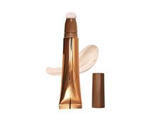 Liquid Contour Beauty Wand,Liquid Shimmer Face Blush Stick with Cushion Applicator,Highlighter and Bronzer Stick with Cushion Applicator Attached for Face Cheekbone Glow (4#)