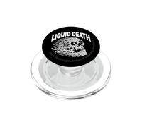 Liquid Death Classic Skull Logo Murder Your Thirst Water PopSockets PopGrip per MagSafe