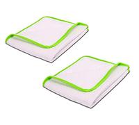 Liquid Elements - 2 panni per la pulizia dei vetri Streak Buster, in microfibra, 35 x 35 cm