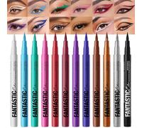Liquid Eye Pen, Quick-Drying Makeup Pencil, 2pcs Sweat-Proof Set with Fine Tip, Black Fluid Cosmetic Tool, Eyeliner Accessory with Style, Face Beauty for Women and Mother