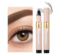 Liquid Eyebrow Pencil - 6-Tip Sweatproof Waterproof Long Lasting Brow