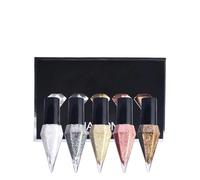 Liquid Eyeshadow Liner Pen - 5 Color Glitter Set | Waterproof Long Lasting Formula High Pigment Shimmer Smooth Precision Tip for Party Stage, Dating, Travel, Streetwear