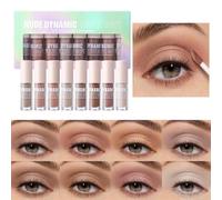 Liquid Eyeshadow Matte, High Pigmented Waterproof Eyeshadow Set, Long Lasting Wear, 8 Neutral Colors, Smooth Blendable Texture for Girls, Women, Date Nights, Parties, or Halloween Makeup