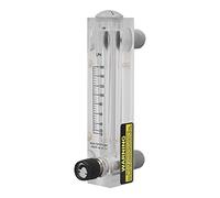 Liquid Flowmeter Adjustable High Accuracy Transparent Water Flow Meter 16 160LPH Flow Measurement and Control for Liquid Pipeline Acrylic Panel Type with 1 / 2in Male Thread 1 / 4i