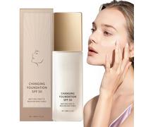 Liquid Foundation Makeup, Matte Concealer Formula, 4,33 x 1,3 in Oil Control Hydrating, Long Lasting Coverage, Spf 50 Sunscreen for Everyday Use and Sun Protection