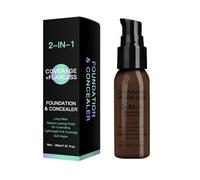 Liquid Foundation, Matte Waterproof Concealer, Lightweight Coverage Long Lasting Face Concealer for Under Eye, Mature Women, Travel Offices Special Occasion Bridal Makeup