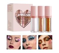 Liquid Glitter Eyeshadow, Chameleon Eyeshadow Palette, Pigment Rich Eyeshadows, Eyeshadow for Halloween, Highly Pigmented Multichrome Eyeshadows, Vibrant Eyeshadow Makeup for Women