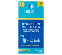 Liquid I.V. Hydration Multiplier Integratore Idratazione Gusto Lemon Lime, 10 Stick