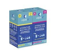 Liquid I.V. Integratore con Elettroliti per Idratazione Rapida*, Vitamine C B3 B5 B6 B12 per l'Energia, Lemon Lime e Passion Fruit Duo Pack, 20 Stick