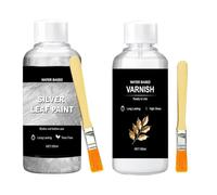 Liquid Leaf Vernice oro Base Acqua Resistente alle intemperie Decorativo | Pittura in legno dorato per cornici, ornamenti, metallo, argilla, tessuto, tela, mobili, opere d'arte