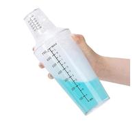 Liquid Measuring Cup - 700ML Dilution Container | 25.4x9.7x6.5cm Mixing Pitcher | Two-stage Liquid Measuring Cup For Car Wash Home Cleaning Kitchen Laundry Hair Dye Paint Cocktail Drinking Pouring