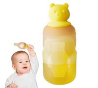 Liquid Medicine Dispenser, Silicone Pacifier Feeder, Food-Grade Dropper with Temperature Resistance, Easy-to-Use Formula Dispenser for Baby Boys Girls Feeding, Pink and Yellow