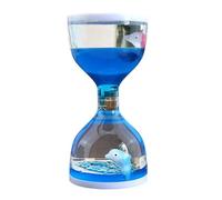 Liquid Motion - Clessidra per olio, ipnotizzante, sensoriale, per alleviare lo stress e per la messa a fuoco, bel flusso di goccia d'olio, per scrivania e decorazione della casa (blu)