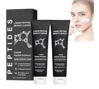 Liquid Peptide Beauty Acne Exfoliating, Crema rassodante al collagene, Gel esfoliante purificante, Crema anti-età con texture peptidica, Pulisce in profondità e idrata la pelle (2 pezzi)