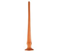 Liquid Silicone Super Long Anal Plug Dildos Stimulate Anus And Vagina Soft Anal Dilator Anal Sex Toy Butt Plug For Women And Men(Golden XL)