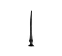 Liquid Silicone Super Long Anal Plug Dildos Stimulate Anus And Vagina Soft Anal Dilator Anal Sex Toy Butt Plug For Women And Men(Black M)