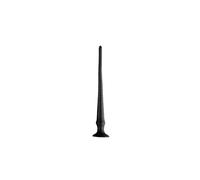 Liquid Silicone Super Long Anal Plug Dildos Stimulate Anus And Vagina Soft Anal Dilator Anal Sex Toy Butt Plug For Women And Men(Black S)