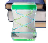 Liquid Timer - Colorful Spiral Water Clock, Relaxing Bubble Motion | Visual Oil Toy For Kids and Adults, Ideal For Desk, Classroom, Or Home Use, Helps with Focus, Relaxation