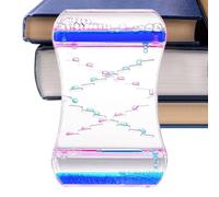 Liquid Timer - Relaxing Spiral Hourglass Timer, Liquid Motion Bubbler Sensory Toys, Colorful Spiral Oil Hourglass Timers | Bubble Visual Sensory Toys For Kids Adults Desk Classroom School Bedroom