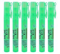 Liquid White Out, 6 pezzi White Out Gomma liquida per carta termica a spruzzo rapido con coperchio, liquido correttivo portatile per la protezione delle informazioni dell'ufficio scolastico a casa