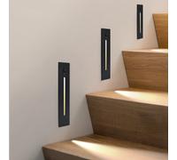 Liquidazione vendita- sensore scale luce da incasso casa scala illuminazione lampada da parete Motion Senor Nightlights passi Hall camera da letto corridoio 220v No-Sensor apparecchio di illuminazione