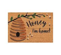 Liquidazioni Per La Giornata Delle Api Da Miele "I'M Home" Tappetino Antiscivolo Moderno Zerbino Retro Zerbini Di Benvenuto Per Esterno Interno Casa 40 X 60Cm