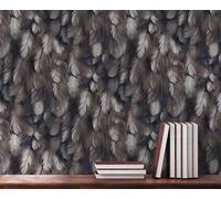 Liquidità 3D Parati Elegante Molle Bronzo, Verde, Marrone - 10,05x0,53m