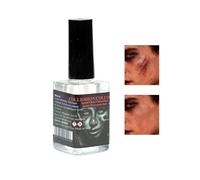 Liquido Al Collodio Rigido Per Cicatrici - 15ml Halloween Collodio Rigido per Effetto Cicatrice con Pennello,Pittura Bellezza Per Graffi Corporali,Per Viso Pelle Corpo Costume Cosplay Halloween Festa