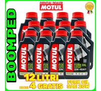 LIQUIDO AMMORTIZZATORI IDRAULICI MOTUL FORK OIL 20W 12 LITRI MOTO SCOOTER 12MO05