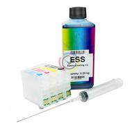 Liquido + cartucce ricaricabili per pulizia testine Eps Expression Home XP-402