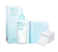 Liquido Detergente Pelle Del Naso - Liquido Estrazione Impurità Pelle Nasale,150ml con Dischi di Cotone Soluzione Viso Non Grassa Rinfrescante per Donna