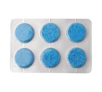 Liquido detergente per parabrezza auto effervescente compresse solide liquido lavavetri concentrato per la pulizia dei vetri dell'auto per la rimozione di insetti e sporco per linfa 6 pezzi