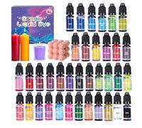Liquido di cera di soia | coloranti di cera di soia concentrata liquida | Alta concentrazione colore della candela colorante, 18 o 24 colori pigmenti di candela per soia -