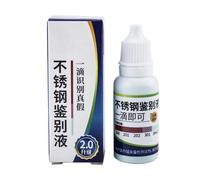 Liquido di Test per Acciaio Inossidabile - Soluzione Analisi 15ml per Stoviglie - Reagente Per Analisi Di Sanitari, Agente Portatile Di Rilevamento Per Acciaio Inossidabile