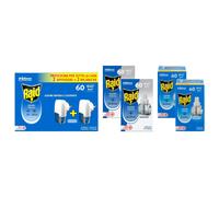 Liquido Elettrico Antizanzare Comuni e Tigre, Inodore, Confezione da 2 Diffusori