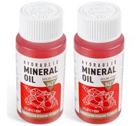 Liquido frenante olio minerale 120 ml per freni a disco idraulici Shimano, Tektro e TRP