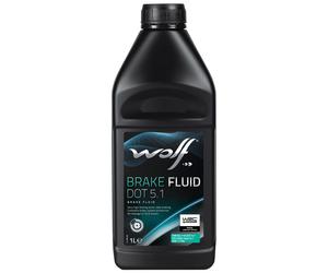 Liquido Frenante WOLF BRAKE FLUID 5038 DOT 5.1 1 Litro